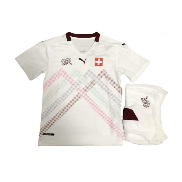 Camiseta Suiza Replica Segunda Ropa Niño 2020